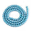 Electroplate Opaque Glass Beads Strands GLAA-T032-P4mm-AB13-A-2