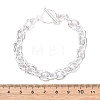304 Stainless Steel Cable Chains Bracelets for Women Men BJEW-P376-02S-5