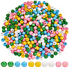 600Pcs 5 Colors Dyed Natural Wood Beads WOOD-SC0002-42-1