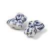 Animal Theme Blue and White Porcelain Beads PORC-Z007-05-3