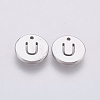 304 Stainless Steel Charms STAS-P225-104P-12-1