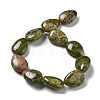 Natural Unakite Beads Strands G-P528-L19-01-3