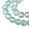 Baking Paint Transparent Glass Beads Strands DGLA-A035-T8mm-A11-4