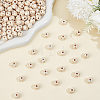 400Pcs Natural Round Wood Beads WOOD-PA0001-49-7