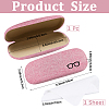 1Pc Oval Polyester Eyeglass Cases AJEW-CN0007-32D-2