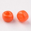 12/0 1.5~2mm Baking Paint Glass Seed Beads Loose Spacer Beads X-SEED-S001-K4-2