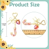 Alloy & Resin Pendant Decorations HJEW-YW00401-02-3