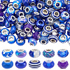 100Pcs 10 Styles Resin European Beads RPDL-SP0001-08-1