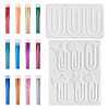 2Pcs 2 Styles Silicone Bookmark Molds DIY-TA0015-02-2