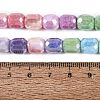 Anti-Tarnish Electroplate Glass Beads Strands EGLA-N027-03A-01-4
