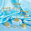 18Pcs 3 Style Brass Clip-on Earring Findings FIND-SC0003-96G-4