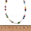 Natural & Synthetic Mixed Stone Bead Necklaces NJEW-JN06624-4
