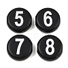 Opaque Acrylic European Beads AC-CBA1794-02-1