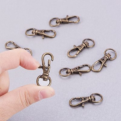 Alloy Swivel Lobster Claw Clasps IFIN-PH0023-17-1