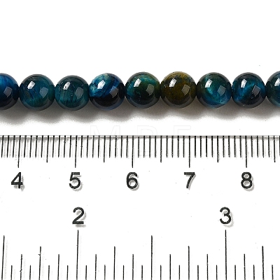 Dyed Natural Tiger Eye Beads Strands G-G102-A02-02-1