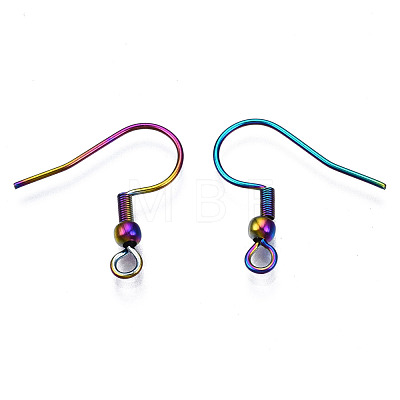 Ion Plating(IP) 304 Stainless Steel French Earring Hooks STAS-S119-012-1