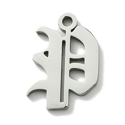 Non-Tarnish 201 Stainless Steel Pendants STAS-B055-01P-P-1