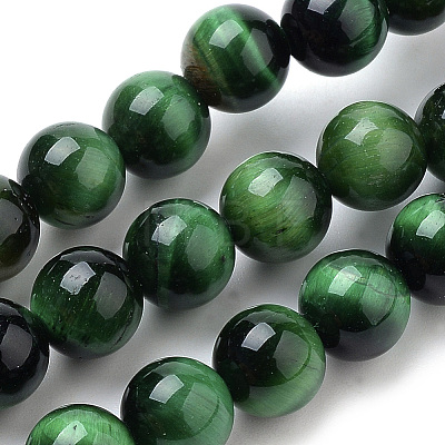 Natural Tiger Eye Beads Strands G-S259-03C-12mm-1