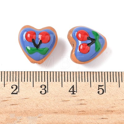 Baking Paint Glass Enamel Beads LAMP-D303-02I-1