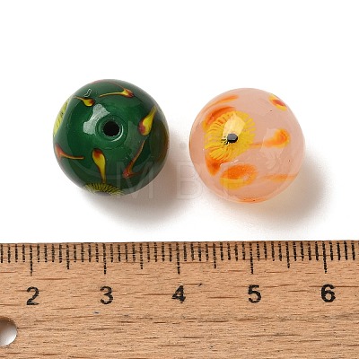 Handmade Lampwork Beads Strands LAMP-G162-08B-01-1