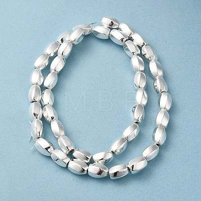 Electroplated Synthetic Magnetic Hematite Beads Strands G-Q1009-G02-01-1
