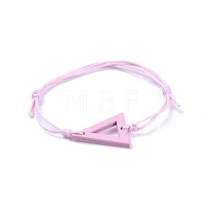 (Jewelry Parties Factory Sale)Adjustable Waxed Cotton Cord Bracelets BJEW-JB04292-03-1