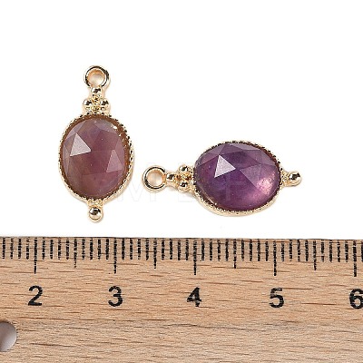 Natural Amethyst Faceted Pendans KK-L218-003G-02-1