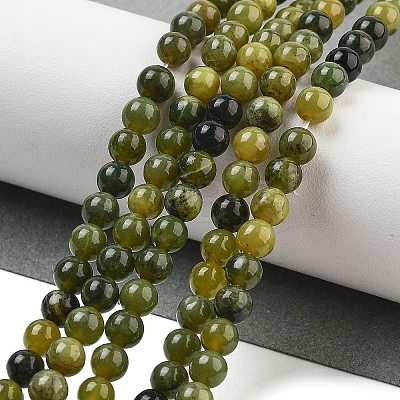 Natural Canada Jade Beads Strands G-NH0029-02B-1