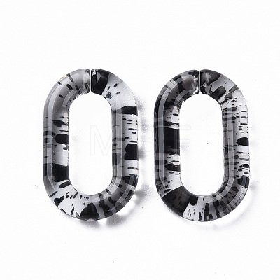 Transparent Acrylic Linking Rings OACR-N009-013B-08-1