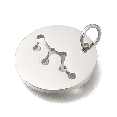 Anti-Tarnish 304 Stainless Steel Pendants STAS-M074-02A-P-1