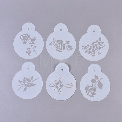Plastic Drawing Painting Stencils Templates DIY-WH0157-08-1