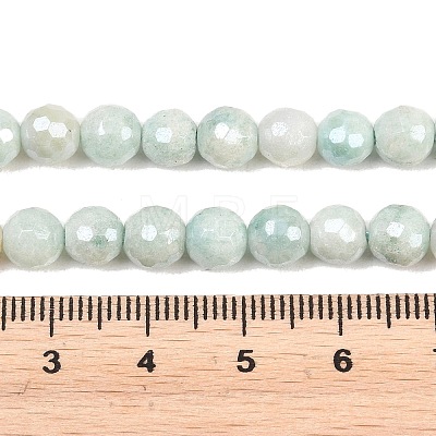 Natural Amazonite Beads Strands G-O164-02-6mm-1
