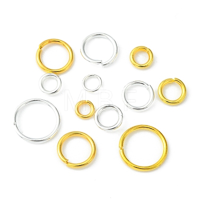 520Pcs 12 Sizes Brass Open Jump Rings Sets KK-FS0001-18-1