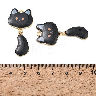 Printed Alloy Pendants ENAM-K076-45G-06-1