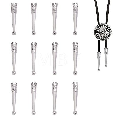 12Pcs Zinc Alloy Cord End FIND-CA0011-78P-1