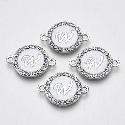 Alloy Enamel Links Connectors ENAM-TAC0003-01S-04W-1
