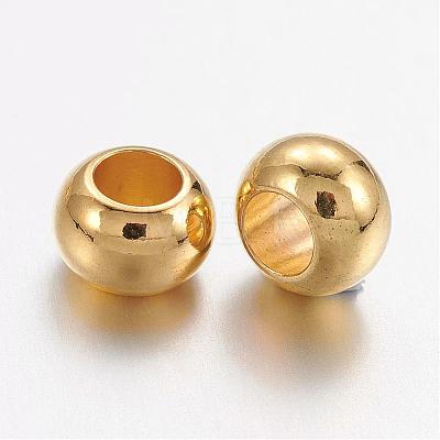 Brass Spacer Beads KK-Q083-G-1