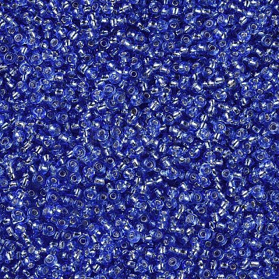 11/0 Grade A Round Transparent Glass Seed Beads X-SEED-Q007-F43-1