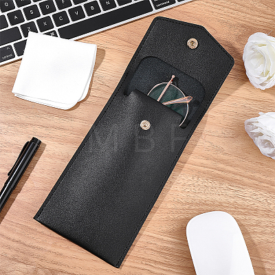 1Pc Rectangle PU Leather Eyeglass Cases AJEW-CN0007-01A-1
