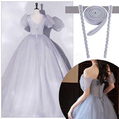 1 Set Women's Wedding Dress Zipper Replacement DIY-BC0009-93F-1