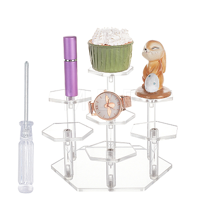 Acrylic Toy Model Display Stand ODIS-WH0001-06A-1