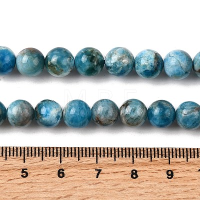 Natural Apatite Beads Strands G-G858-01B-01-1
