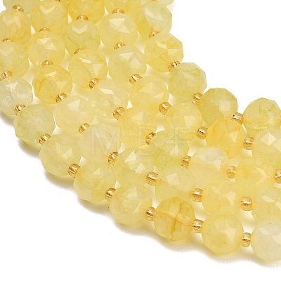 Dyed Imitation Jade Glass Beads Strands GL-Z001-02A-14-1