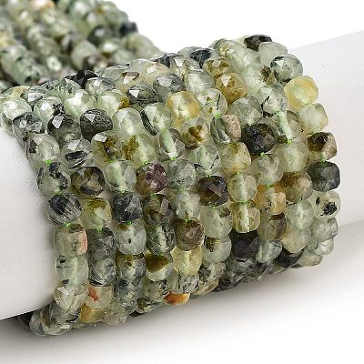 Natural Prehnite Beads Strands X-G-B088-E16-04-1