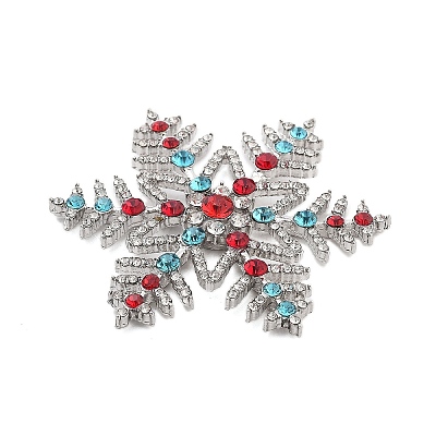 Christmas Alloy Rhinestone Cabochons FIND-U016-03P-01-1