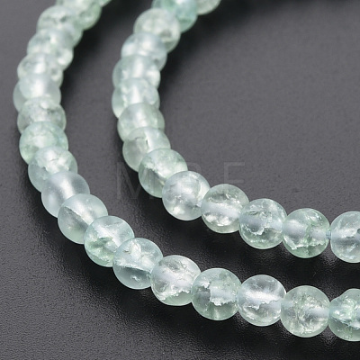 Crackle Glass Beads Strands X-GLAA-S192-D-006E-1