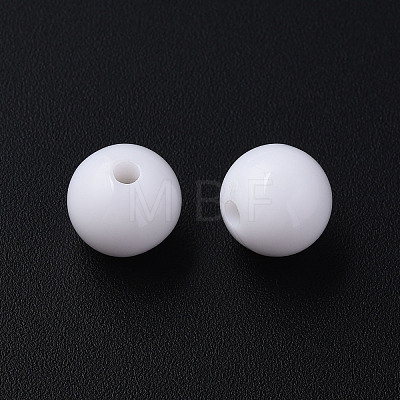 Opaque Acrylic Beads LS-X-MACR-S370-C10mm-01-1