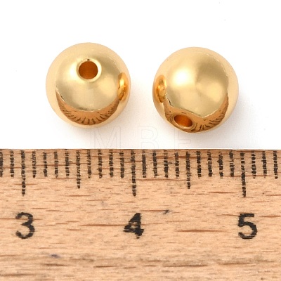 Brass Beads KK-Z062-01G-08-1