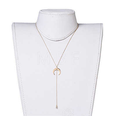 Brass Pendant Necklaces NJEW-JN02386-1