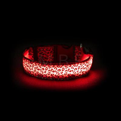 Adjustable Polyester LED Dog Collar MP-H001-A10-1